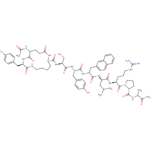 Chemical structure of BindingDB Monomer ID 50085748