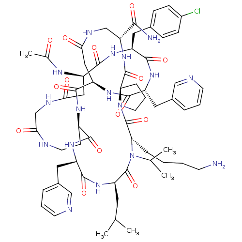 Chemical structure of BindingDB Monomer ID 50085782