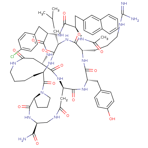 Chemical structure of BindingDB Monomer ID 50085784