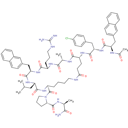 Chemical structure of BindingDB Monomer ID 50085804