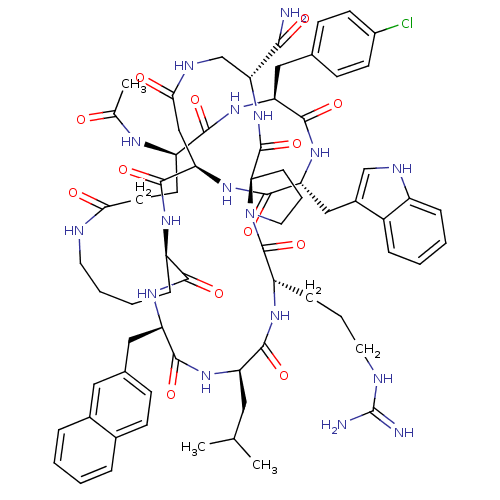Chemical structure of BindingDB Monomer ID 50085810
