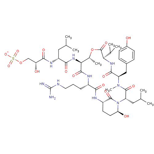 Chemical structure of BindingDB Monomer ID 50086880