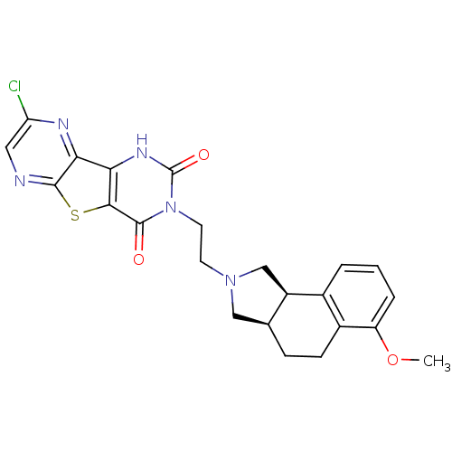 Chemical structure of BindingDB Monomer ID 50087497