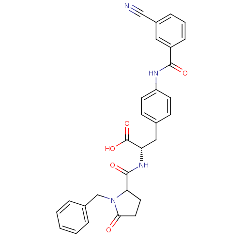 Chemical structure of BindingDB Monomer ID 50087623