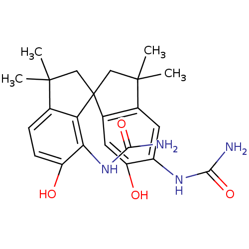 Chemical structure of BindingDB Monomer ID 50088260
