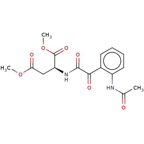 Chemical structure of BindingDB Monomer ID 50088554