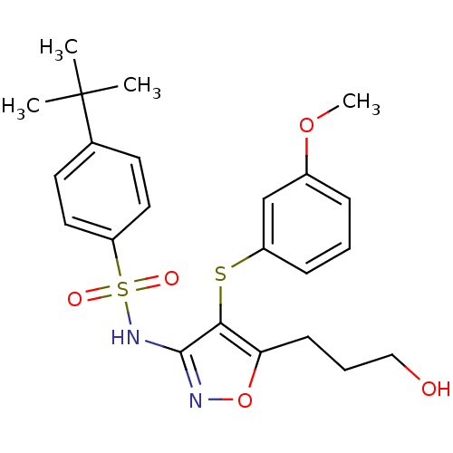 Chemical structure of BindingDB Monomer ID 50091523