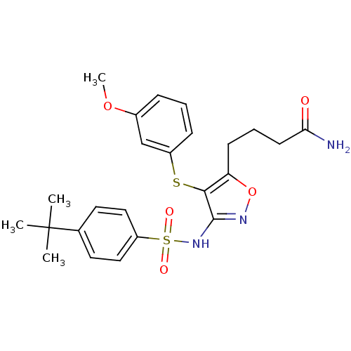 Chemical structure of BindingDB Monomer ID 50091524
