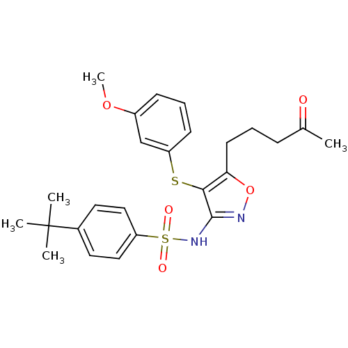 Chemical structure of BindingDB Monomer ID 50091531