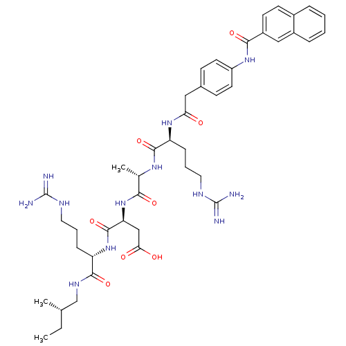 Chemical structure of BindingDB Monomer ID 50091748