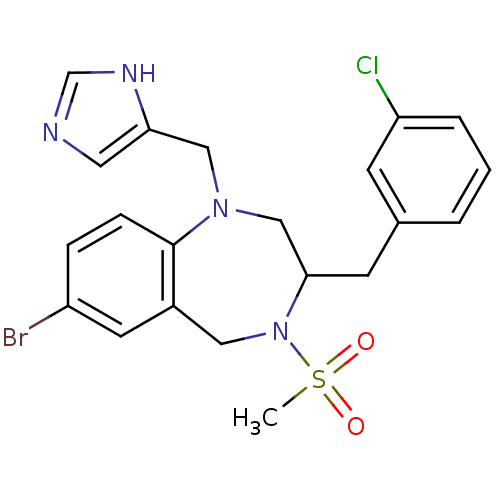 Chemical structure of BindingDB Monomer ID 50092374