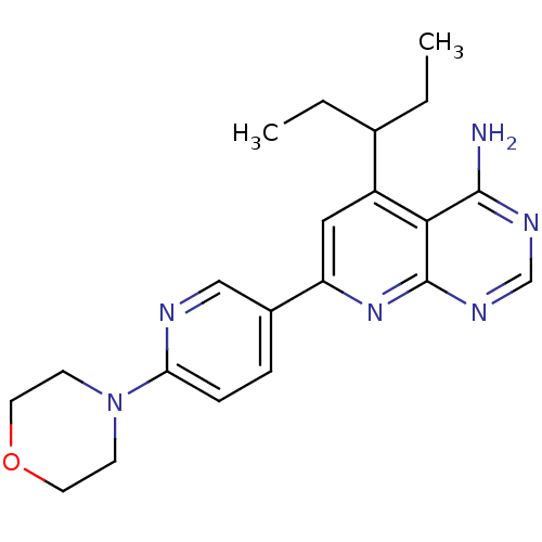 Chemical structure of BindingDB Monomer ID 50095364