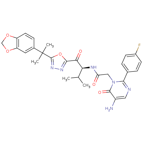 Chemical structure of BindingDB Monomer ID 50095519