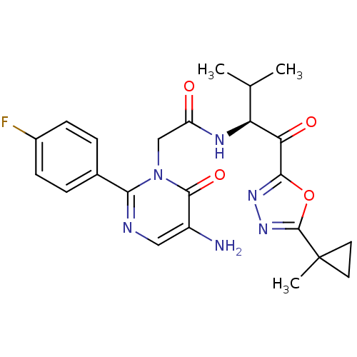Chemical structure of BindingDB Monomer ID 50095524