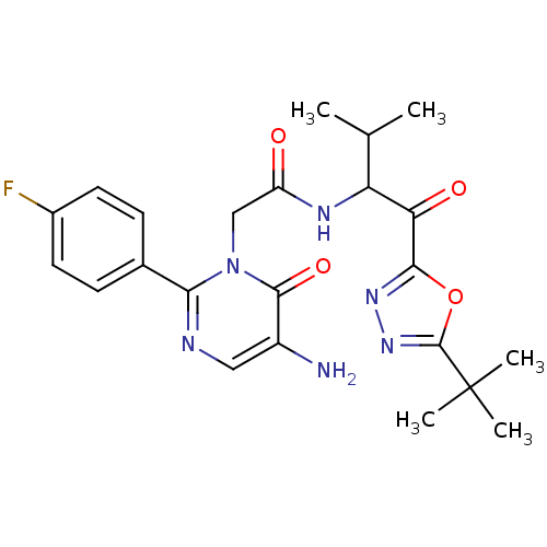 Chemical structure of BindingDB Monomer ID 50095529