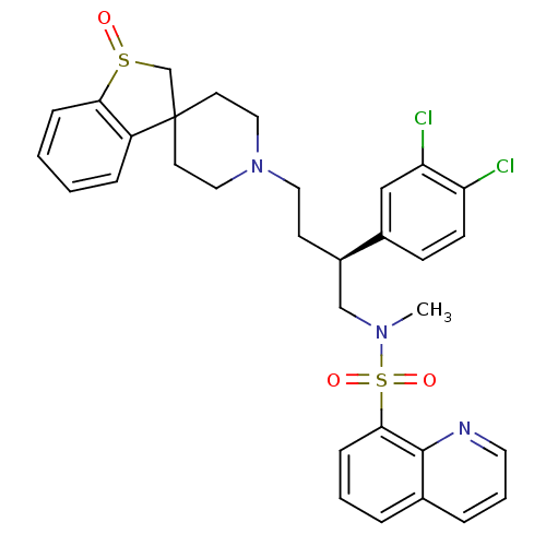 Chemical structure of BindingDB Monomer ID 50096516