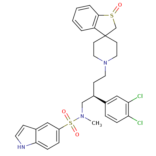 Chemical structure of BindingDB Monomer ID 50096534