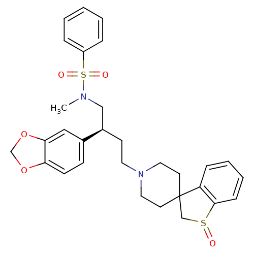 Chemical structure of BindingDB Monomer ID 50096572