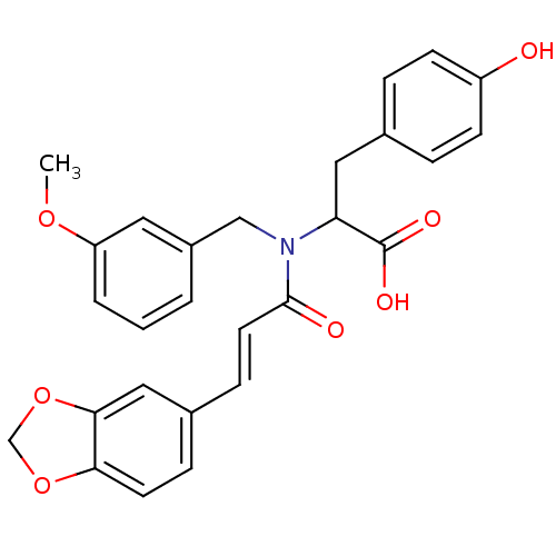 Chemical structure of BindingDB Monomer ID 50097180