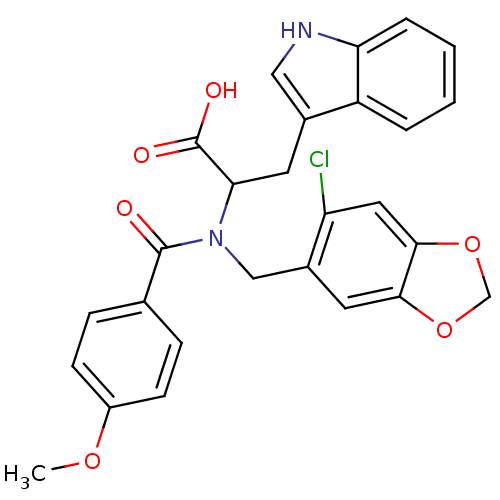 Chemical structure of BindingDB Monomer ID 50097181