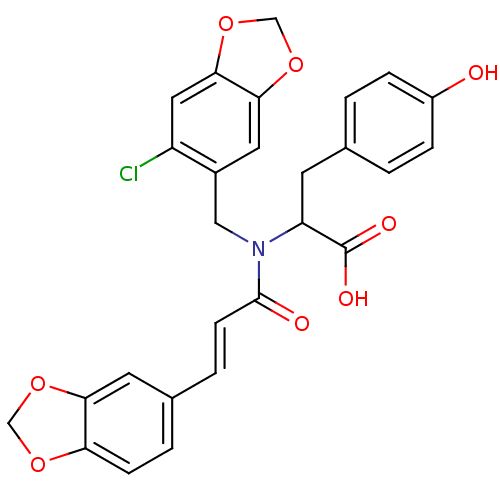 Chemical structure of BindingDB Monomer ID 50097186
