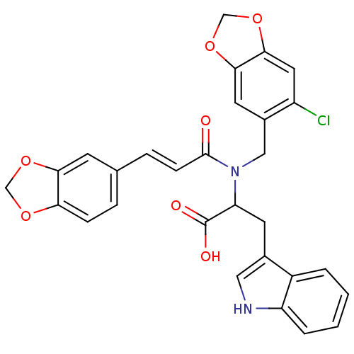 Chemical structure of BindingDB Monomer ID 50097193