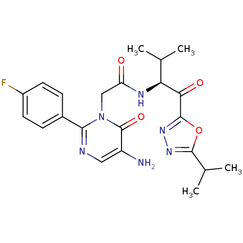 Chemical structure of BindingDB Monomer ID 50098821