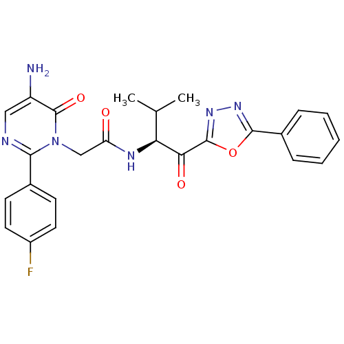 Chemical structure of BindingDB Monomer ID 50098822