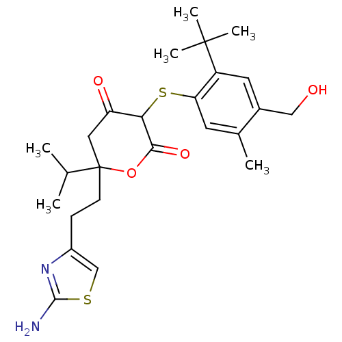 Chemical structure of BindingDB Monomer ID 50101456