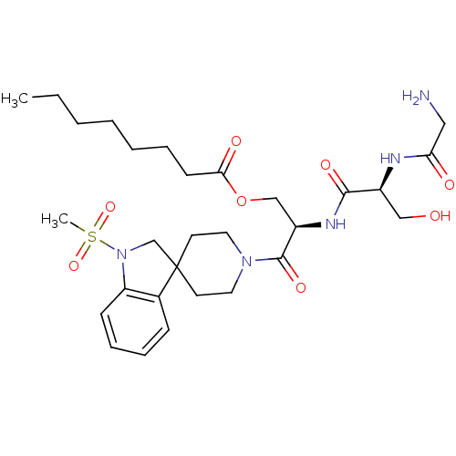 Chemical structure of BindingDB Monomer ID 50102236