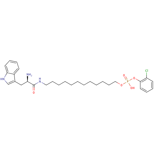 Chemical structure of BindingDB Monomer ID 50104474