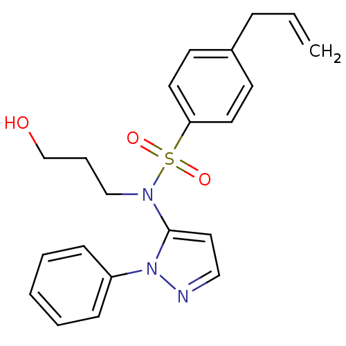 Chemical structure of BindingDB Monomer ID 50105815