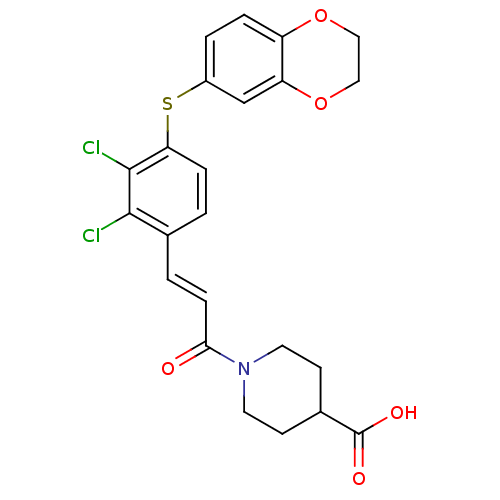 Chemical structure of BindingDB Monomer ID 50107167