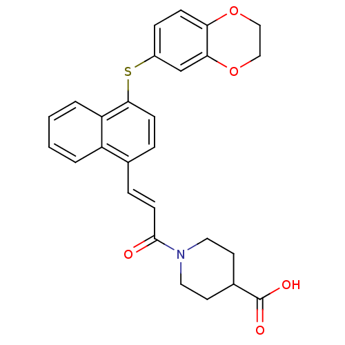 Chemical structure of BindingDB Monomer ID 50107170