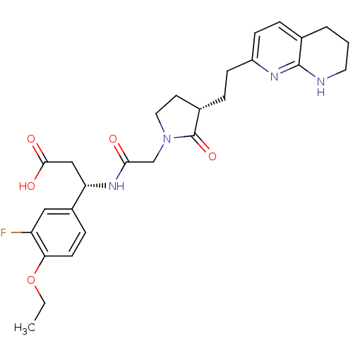 Chemical structure of BindingDB Monomer ID 50107407