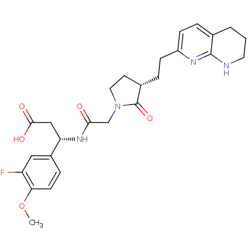 Chemical structure of BindingDB Monomer ID 50107417