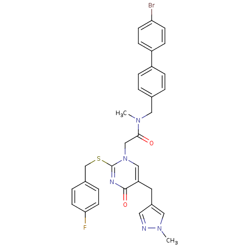 Chemical structure of BindingDB Monomer ID 50107481