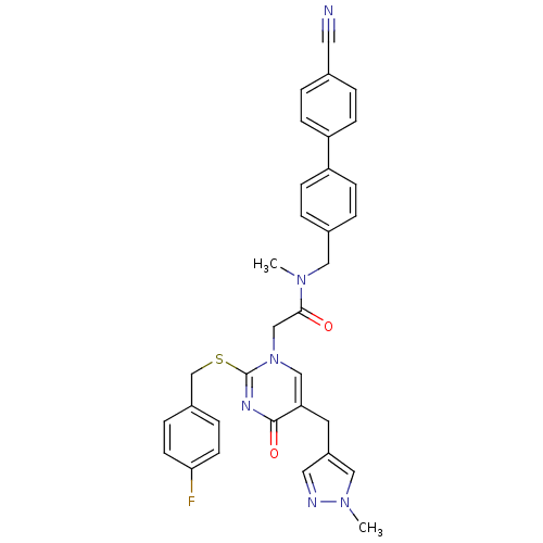 Chemical structure of BindingDB Monomer ID 50107483