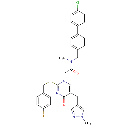 Chemical structure of BindingDB Monomer ID 50107496