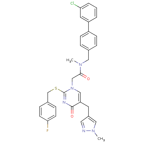 Chemical structure of BindingDB Monomer ID 50107498