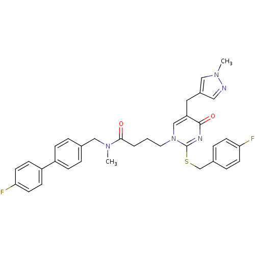 Chemical structure of BindingDB Monomer ID 50107499