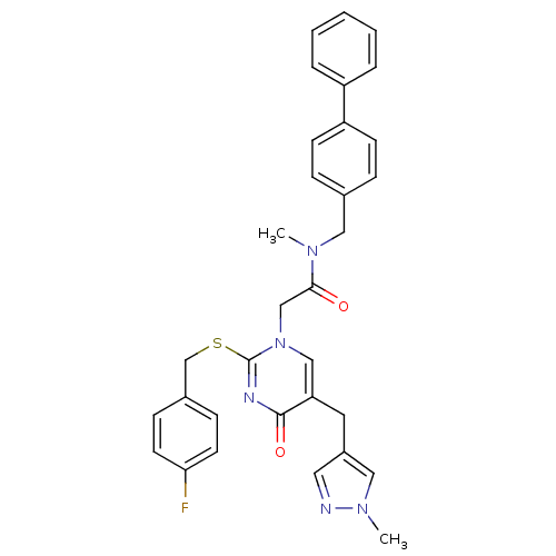 Chemical structure of BindingDB Monomer ID 50107502