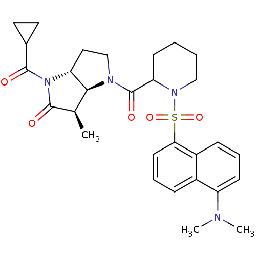 Chemical structure of BindingDB Monomer ID 50107923