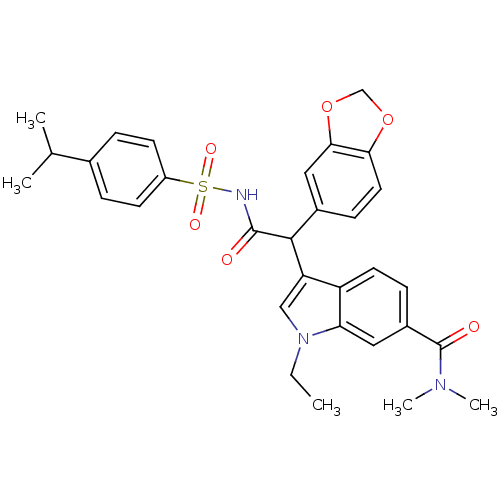 Chemical structure of BindingDB Monomer ID 50108189