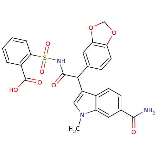 Chemical structure of BindingDB Monomer ID 50108193
