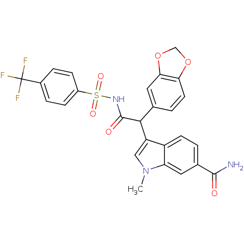 Chemical structure of BindingDB Monomer ID 50108195