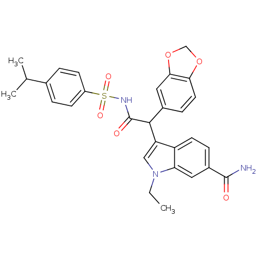 Chemical structure of BindingDB Monomer ID 50108196