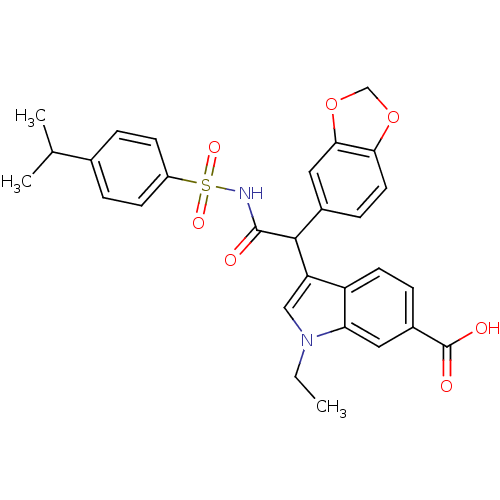Chemical structure of BindingDB Monomer ID 50108207