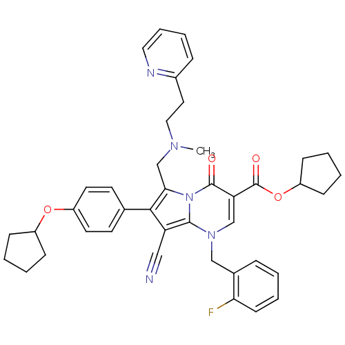 Chemical structure of BindingDB Monomer ID 50109207