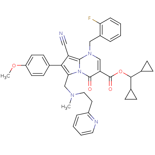 Chemical structure of BindingDB Monomer ID 50109213